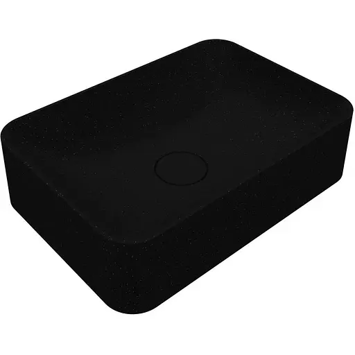 Умивальник Miraggio Debora mirastone black 0002477, Чорний матовий - фото 1