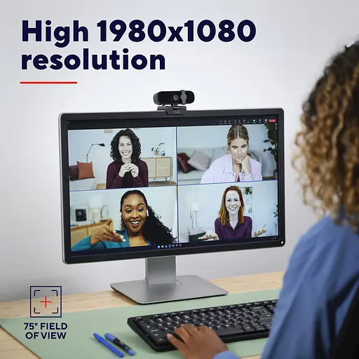 Trust Вебкамера Tanor,Full HD 30 fps fixed focus черный - фото 8