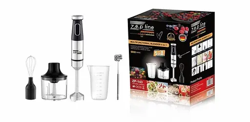 Погружной блендер Zepline ZP-143, 1500Вт Черный - фото 6