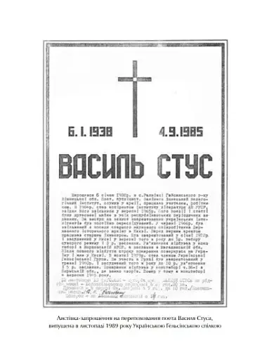 Справа Василя Стуса. Збірка документів з архіву колишнього КДБ УРСР - фото 6