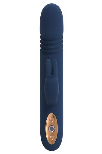 Вібратор-кролик Dreamtoys Goddess Collection Zephyros 23 см синій - фото 3