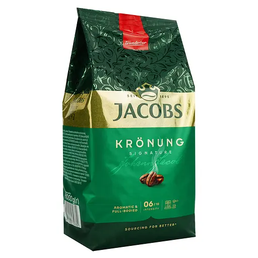 Кава в зернах Jacobs Kronung 1 кг - фото 2