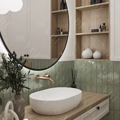 Умивальник VBI Andria white накладний VBI-011700, Білий - фото 6