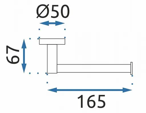 Тримач туалетного паперу Rea Mist 4 хром REA-80024 Хром - фото 4