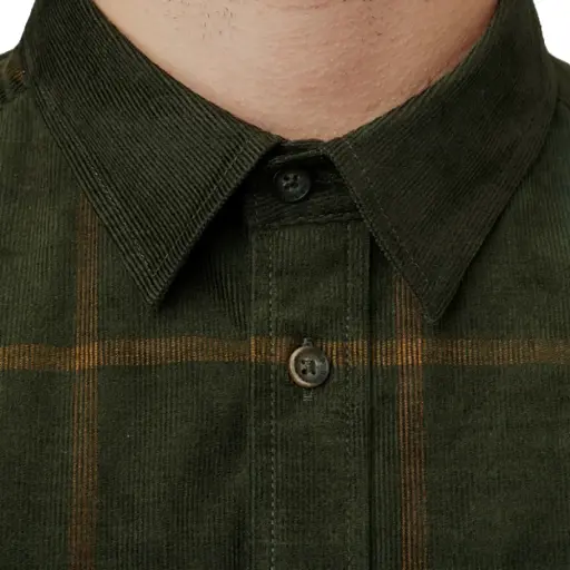 Сорочка Harkila Kaldfjord corduroy check shirt XXL Willow green - фото 4