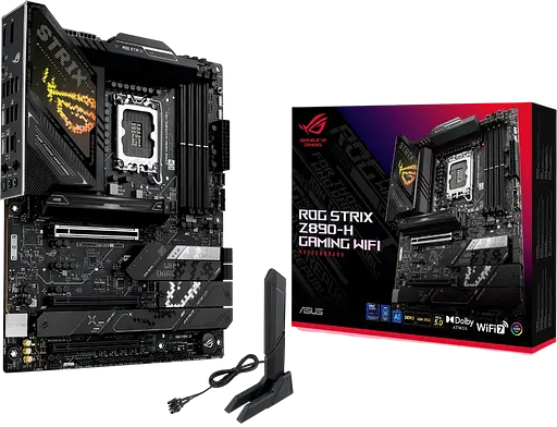 Материнcька плата Asus Z890-H ROG Strix Gaming Wi-Fi LGA 1851 (ROG STRIX Z890-H GAMING WIFI) Б/В - фото 1