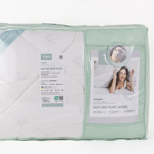 Одеяло ТЕП Nature Pure Wool 140x210 см белый (1-04228_00000) - фото 6