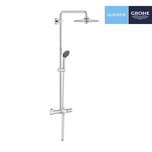 Душова система термостатична Grohe QuickFix Vitalio Joy System 260 27860001, Хром - фото 3