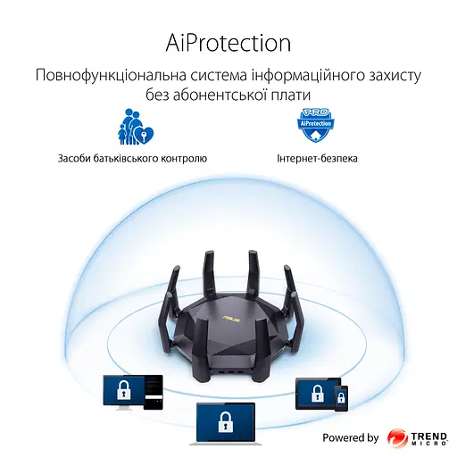 ASUS Маршрутизатор RT-AX89X AX6000 8xGE LAN 1xGE WAN 1x10GE 1xSFP+ 2xUSB3.1 MU-MIMO OFDMA MESH - фото 10