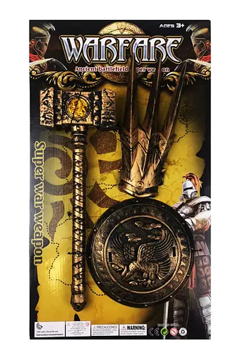 Детский игровой набор рыцаря 818A-20/21/22 доспехи на руку Молот