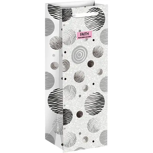 Пакет бумажный под бутылку Malevaro Вottle 13x8.5x36 см (763180ML-1) 