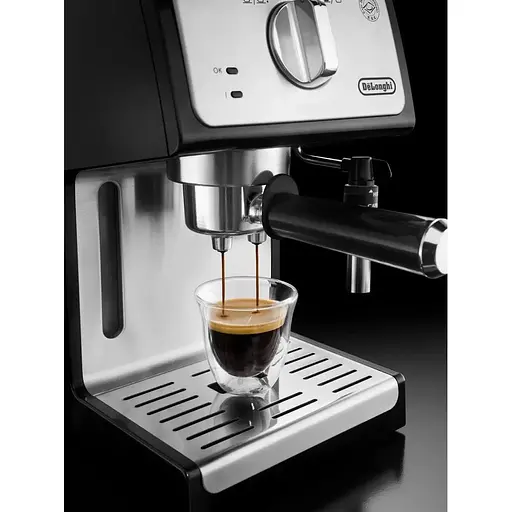 Кофеварка DeLonghi ECP 35.31 BK Steel эспрессо с трубкой-капучинатором 15 бар - фото 5