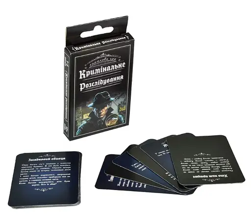 Карткова гра Strateg Кримінальне розслідування, розважальна (українською), Стратег