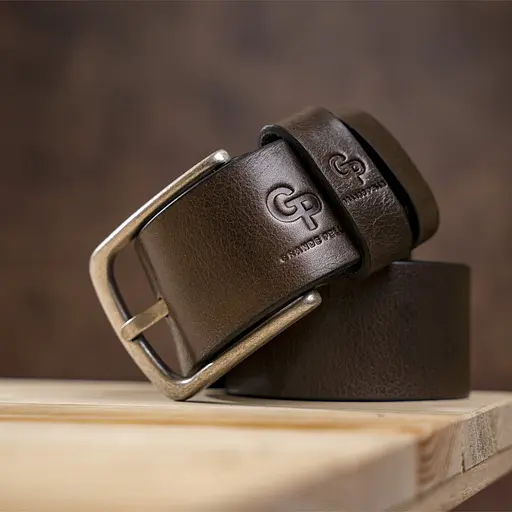 Ремінь шкіряний Grande Pelle чоловічий 120х3,7 см acs0014826 - фото 3