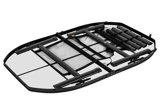 Стол Bo-Camp Melrose Oval 120x80 cm Black/Wood look (1404220) - фото 3