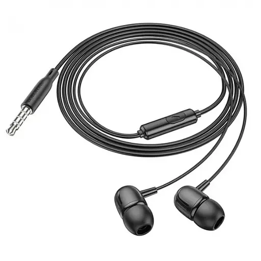 Навушники BOROFONE BM77 Ascending universal headset with microphone Black - фото 1