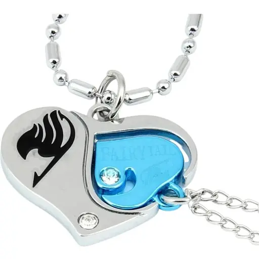 Кулон Love Хвост Фейрі Тейл Fairy Tail для закоханої пари у формі серця FT 22.89 - фото 1