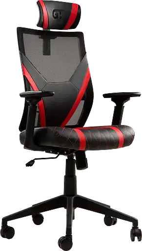 Геймерское кресло GT Racer черное с красным (X-6674 Black/Red) - фото 2