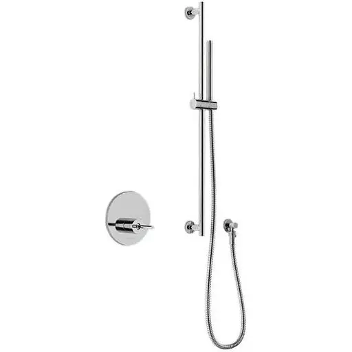 Душева система Kohlman Maxima chrome + BOX прихованого монтажу QW220MSP4, Хром - фото 1