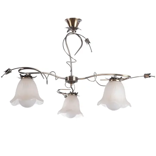 Люстра підвісна Brille флористика E27 60W BZ (BKL-066S/3)