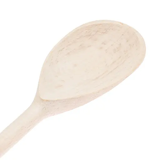 Ложка кухонная поварская неглубокая деревянная 40 см, Woodly Коричневый 87043 - фото 5