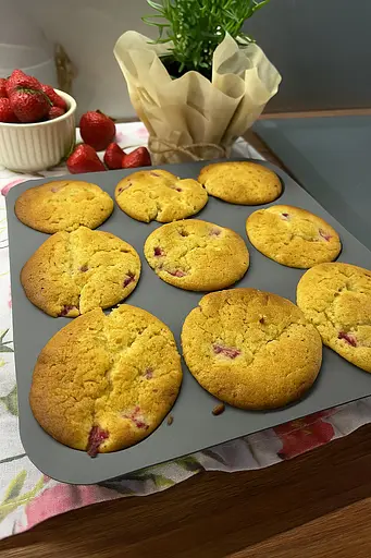 Форма силиконовая на планшете для выпечки кексов и маффинов на 9 ячеек 24.5х24.5х3.5 см, Profsil Серый 87152 - фото 5