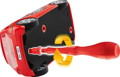 Конструктор Revel машинка Rallye Car with Pullback Motor червоний 00910 - фото 6