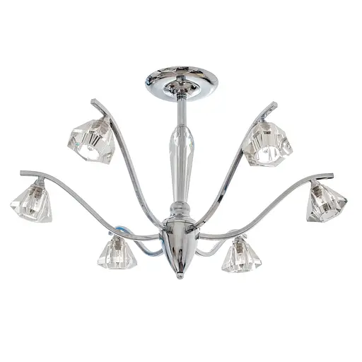 Люстра потолочная Brille галогенная G9 40W CH (BR-370C/6)