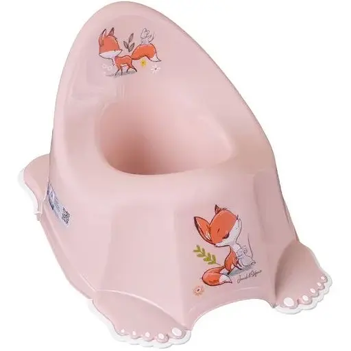 Горщик дитячий Tega Baby з музикою антиковзкий Forest Fairytale light pink - фото 1