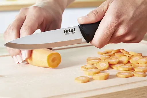 Tefal Набір ножів Essential, 3шт, нержавіюча сталь, пластик, чорний., нержавіюча сталь, пластик - фото 4