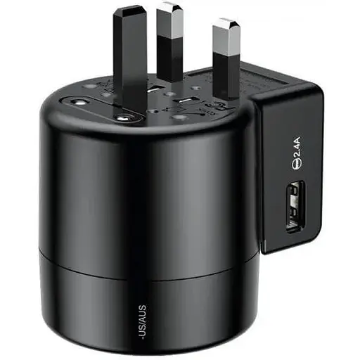 Адаптер мережевий зі спідницями Baseus Universal Charger Rotation Type (ACCHZ-01)