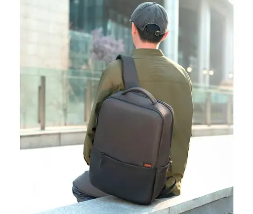 Рюкзак 21 литр Xiaomi MI Commuter Backpack темно-серый - фото 4