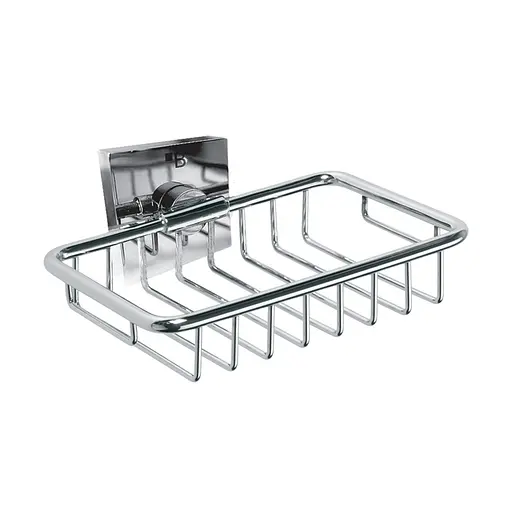 Мыльница прямоугольная Bemeta Beta 132108162, Хром - фото 1