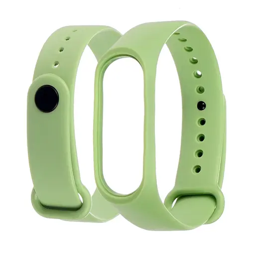 Силиконовый ремешок для Xiaomi Mi Band 3/4, 25 болотный - фото 1