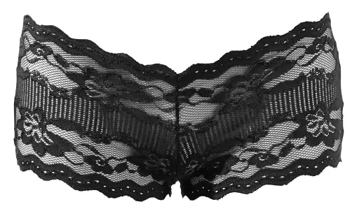 Трусики Cottelli Collection Panties M чорний - фото 5