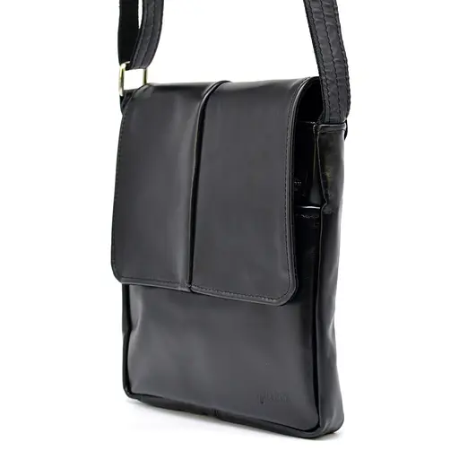 Кожаная мужская сумка-мессенджер TARWA 22х25.5х4 см sum0025409 - фото 4