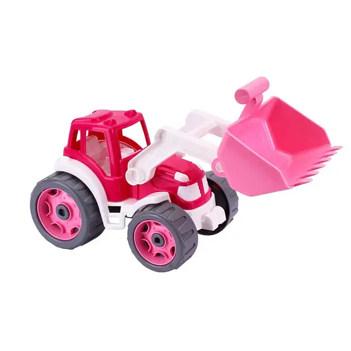 Дитяча іграшка Трактор ТехноК 8195TXK з ковшем, рожевий - фото 2