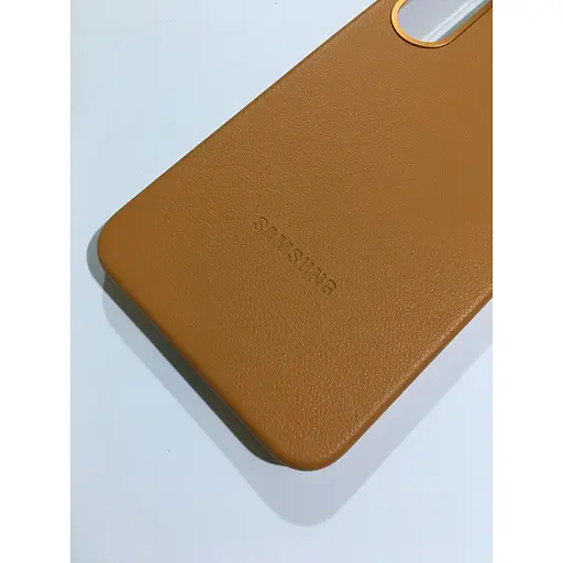 Оригінальний протиударний шкіряний чохол Kindsuit Case для Samsung Galaxy S25 (6.2") Camel EF-VS931PFEGWW - фото 7