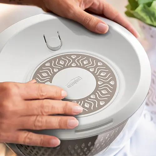 Сушка для салату TOSCA біло-сіра 26х18 (56001) - фото 5