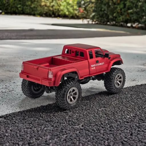 Машинка Otamanko 4x4 полноприводный пикап с камерой красный - фото 11