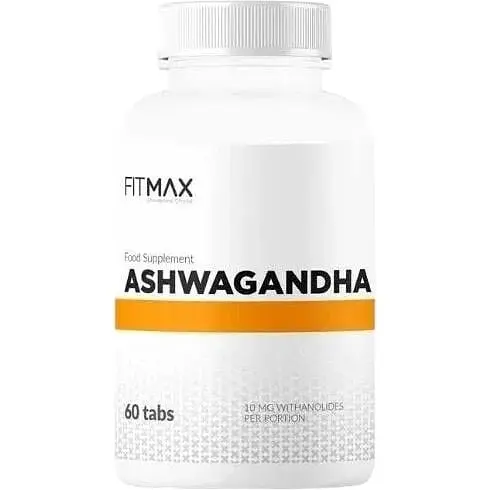 Ашваганда Fitmax Ashwagandha, 60 таблеток для поддержки в условиях стресса