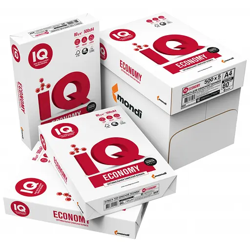 Папір А4 IQ Economy, 500 арк., 80 г/м², Mondi, 20238 - фото 3