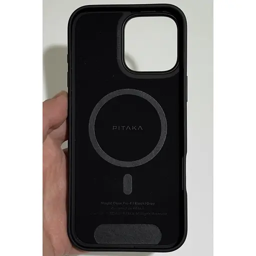 Оригінальний протиударний чохол Pitaka Military-Grade Protective Summa Case для iPhone 16 Pro Max 600D Black/Grey (KI1601PMPA) - фото 5