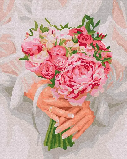 Набор для росписи по номерам Особенный букет, 40x50 см, BS52534