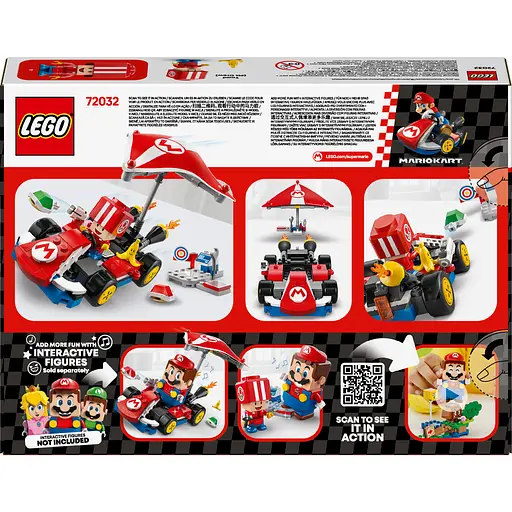 Уценка. Конструктор LEGO Super Mario Mario Kart - Standard Kart 174 детали (72032) - фото 2