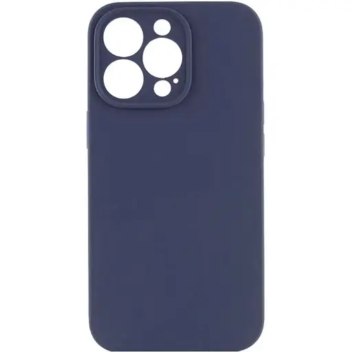 Чохол Silicone Case із захистом камери Full Apple iPhone 15 Pro Dark Blue
