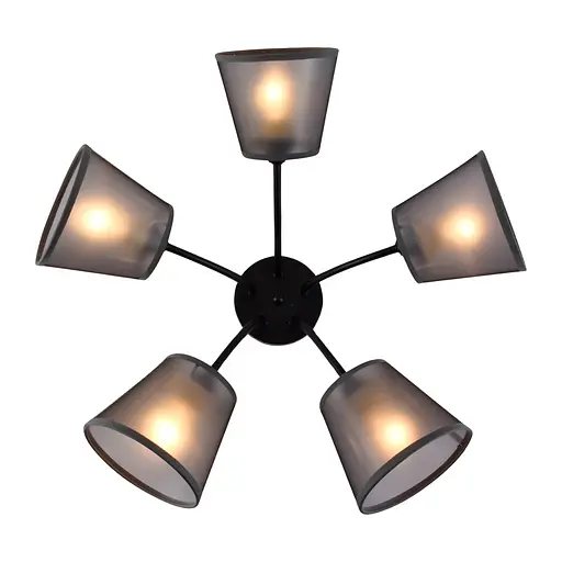 Люстра декоративна VALESO V XA1461/5 BK - фото 3