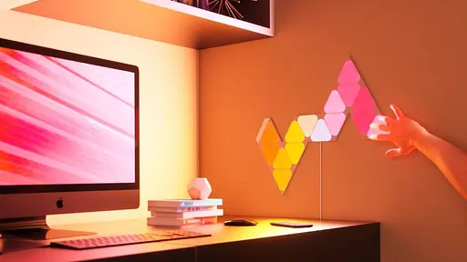 Дополнительные панели Nanoleaf Shapes Mini Triangles Apple Homekit 10шт [80707] - фото 4