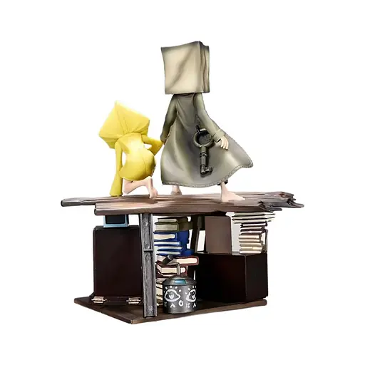 Фигурка Little Nightmares 2 Mono&Six Маленькие кошмары 2 Моно и Шестая 21 см CN LN2 MS 21 - фото 5