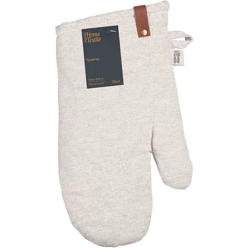 Рукавичка Ardesto Oliver, 18х30см, 100% бавовна, світло-сірий (ART05OL) - фото 1